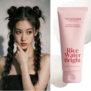 The Face Shop Rice Water Bright Foaming Facial Cleanser NEW